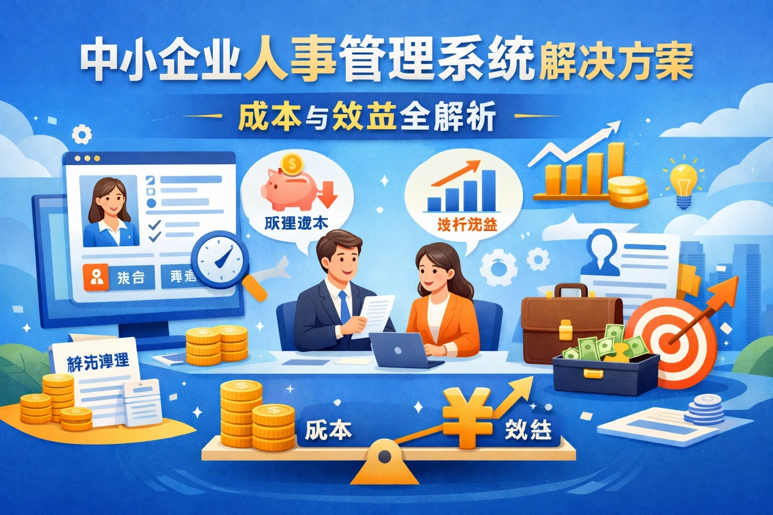 中小企业人事管理系统解决方案:成本与效益全解析