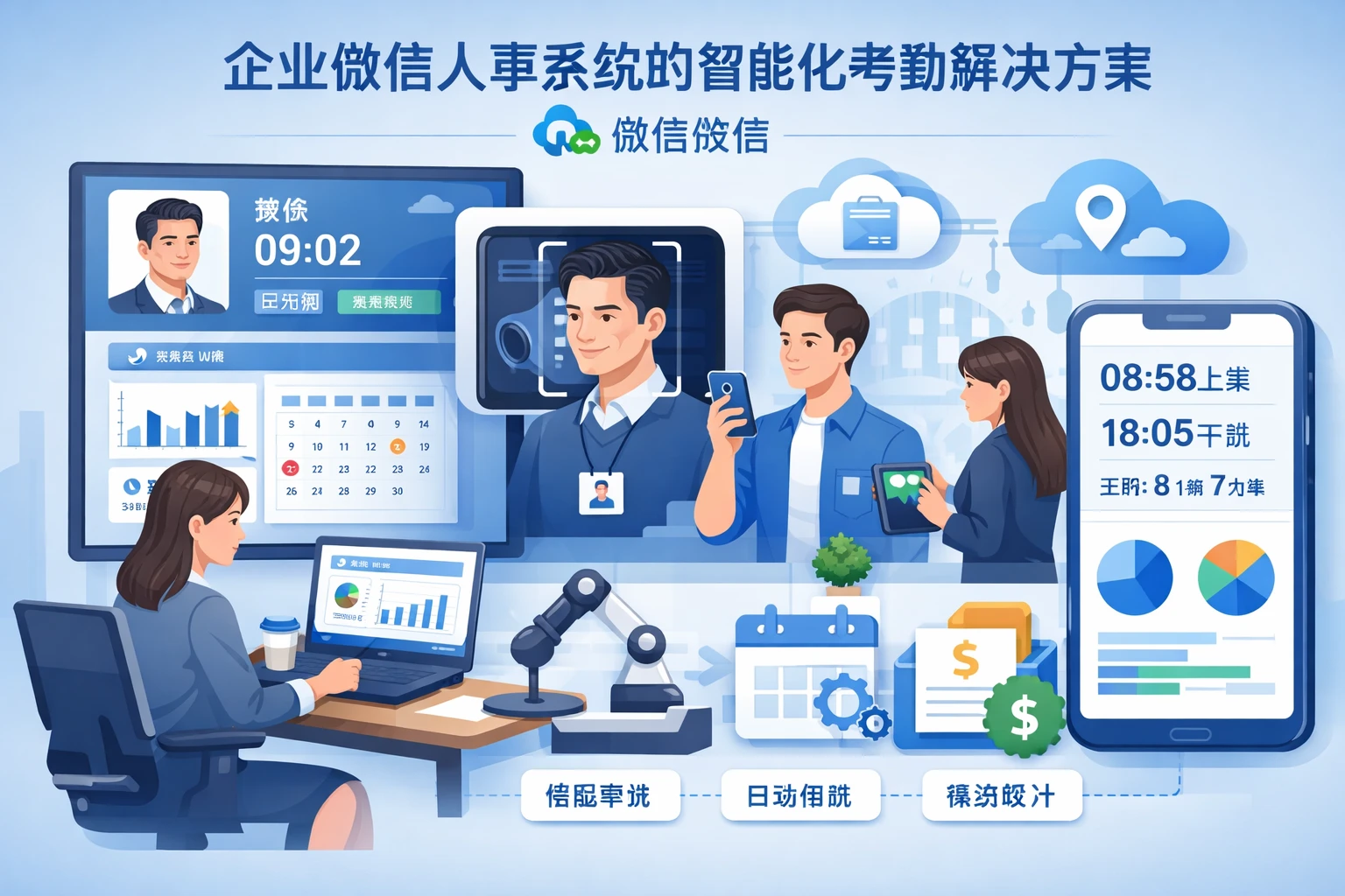 企业微信人事系统的智能化考勤解决方案