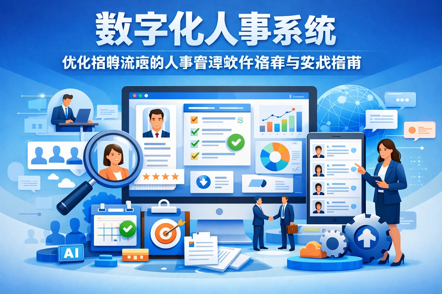 数字化人事系统:优化招聘流程的人事管理软件推荐与实战指南