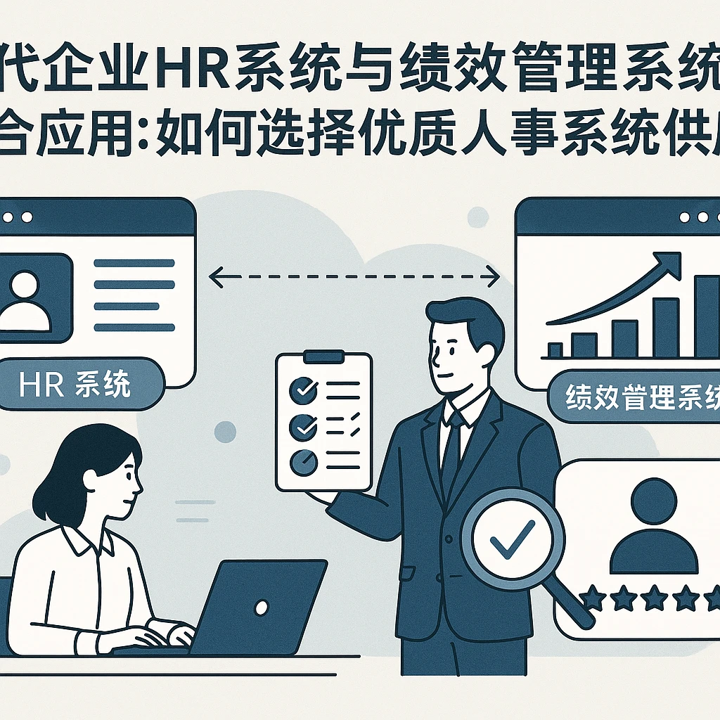 现代企业HR系统与绩效管理系统的整合应用:如何选择优质人事系统供应商