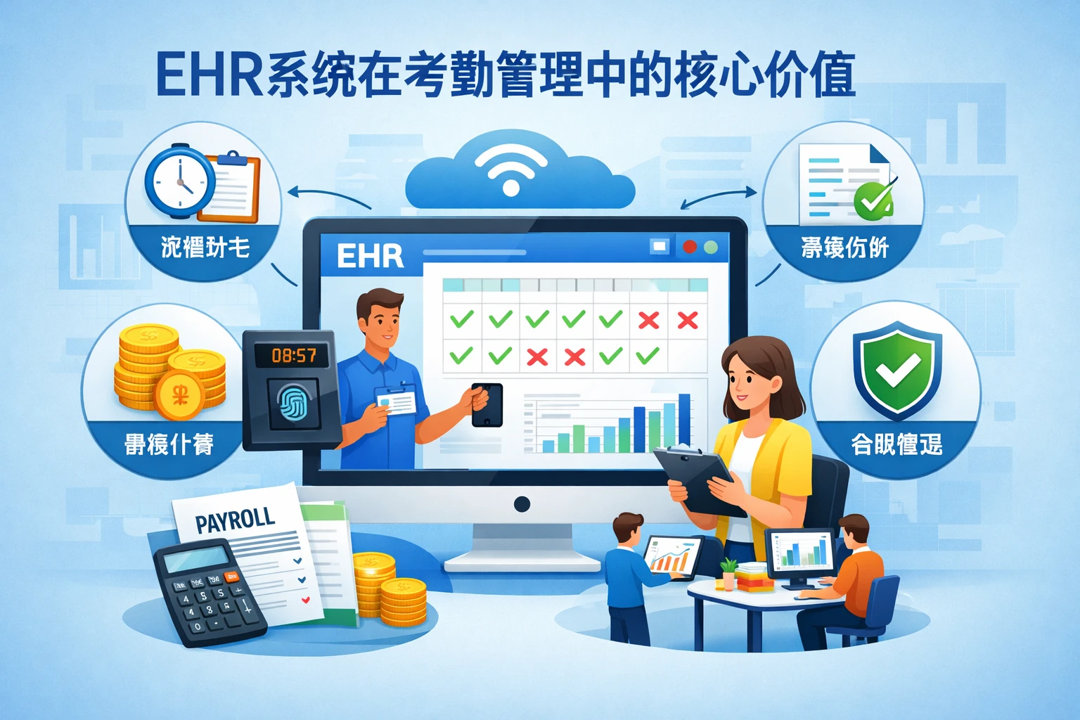 EHR系统在考勤管理中的核心价值