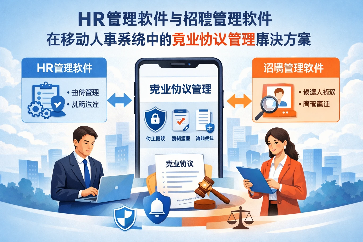 HR管理软件与招聘管理软件在移动人事系统中的竞业协议管理解决方案