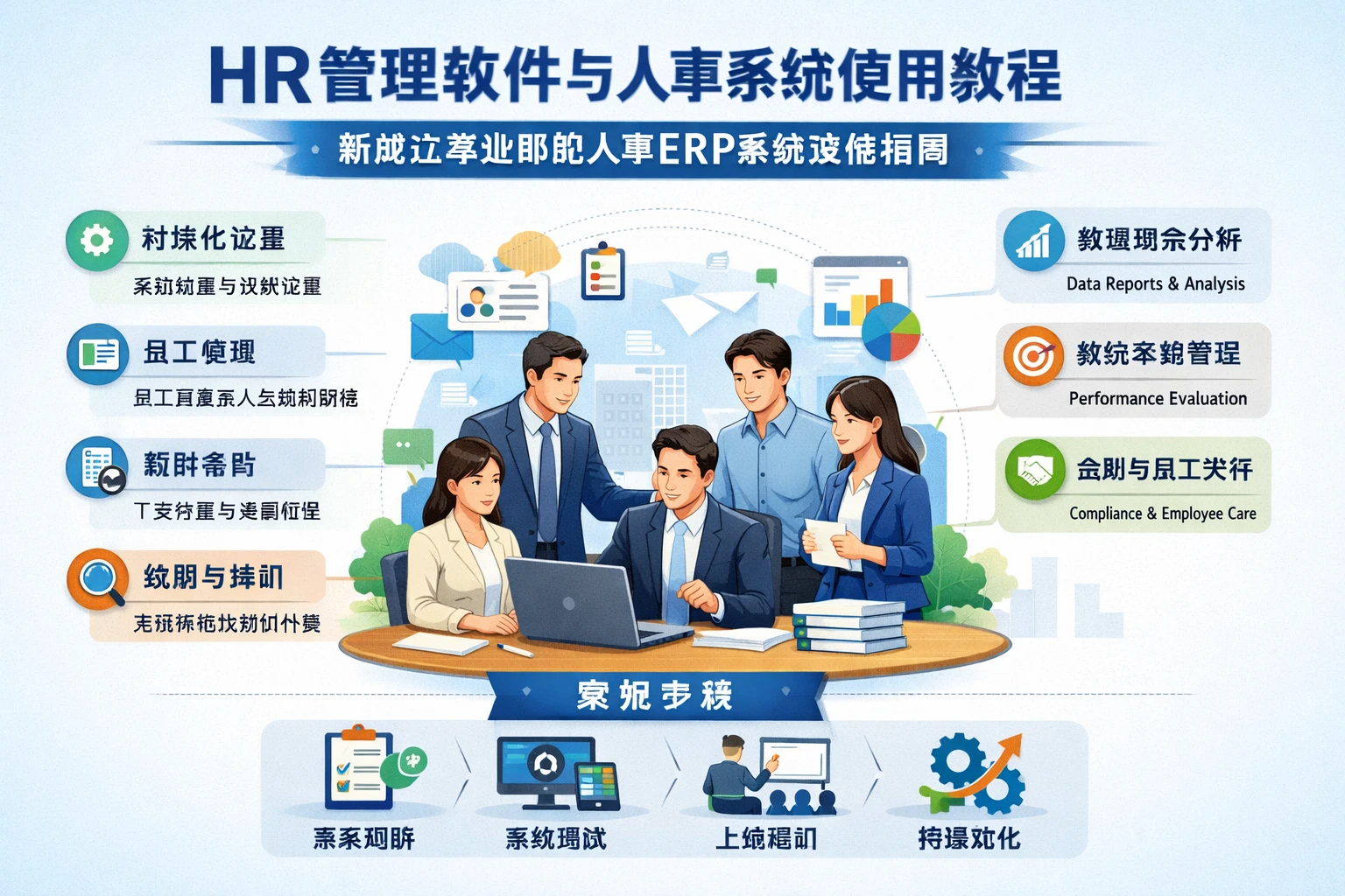 HR管理软件与人事系统使用教程:新成立事业部的人事ERP系统实施指南