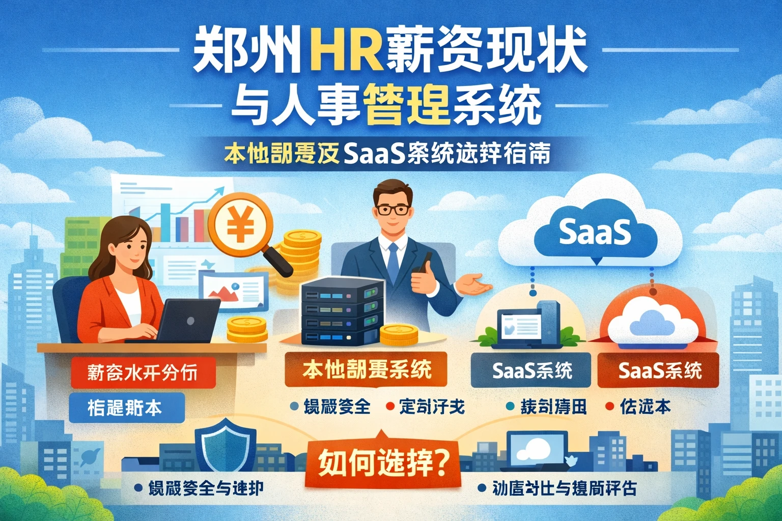 郑州HR薪资现状与人事管理系统本地部署及SaaS系统选择指南