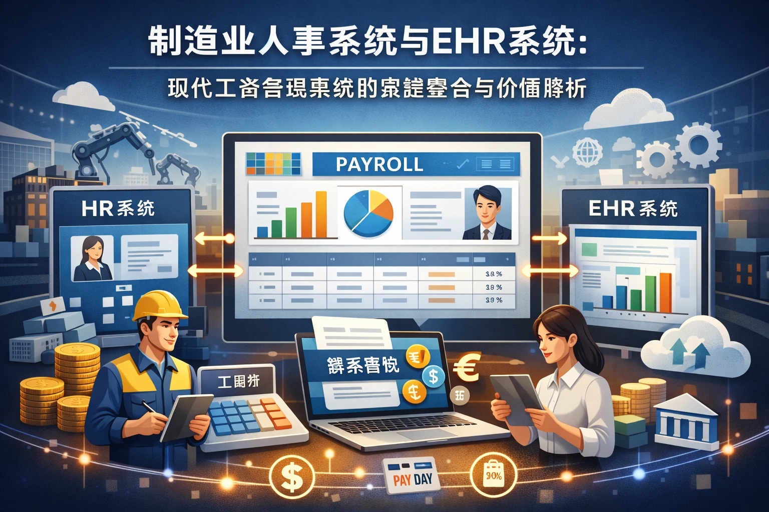 制造业人事系统与ehr系统：现代工资管理系统的深度整合与价值解析