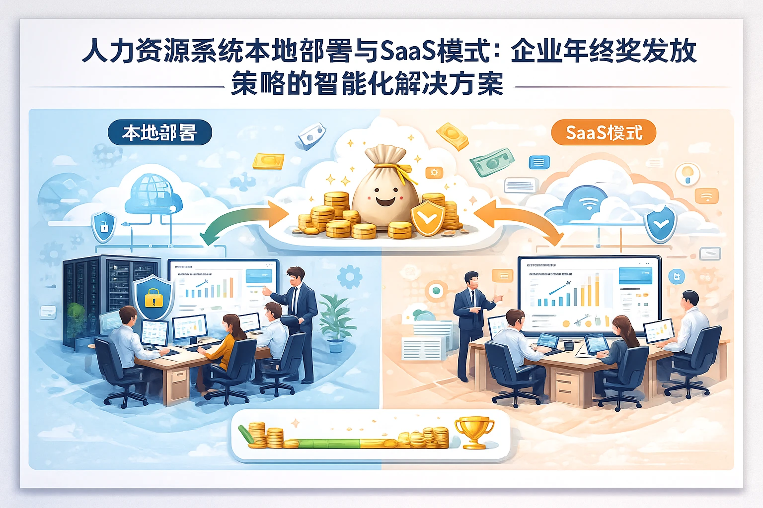 人力资源系统本地部署与SaaS模式：企业年终奖发放策略的智能化解决方案