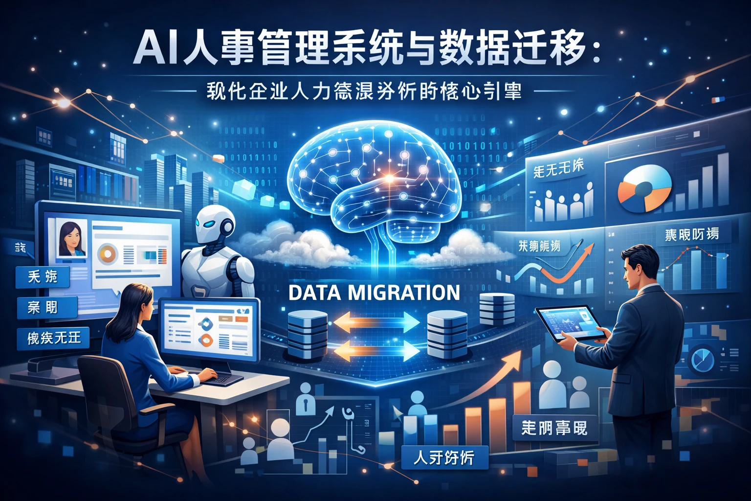 AI人事管理系统与数据迁移：现代企业人力资源分析的核心引擎