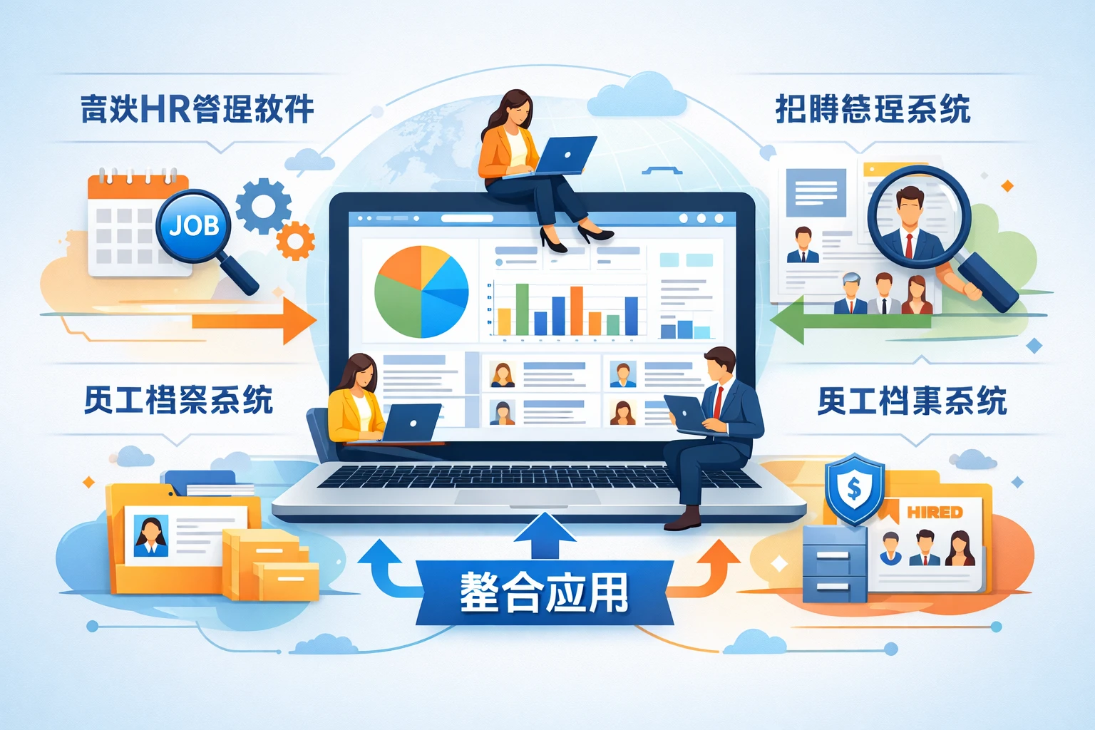 高效HR管理软件、招聘管理系统与员工档案系统的整合应用