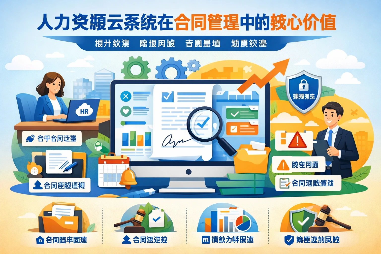 人力资源云系统在合同管理中的核心价值