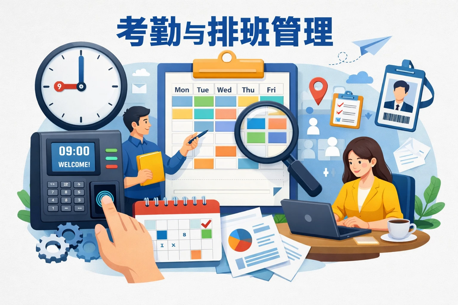 考勤与排班管理
