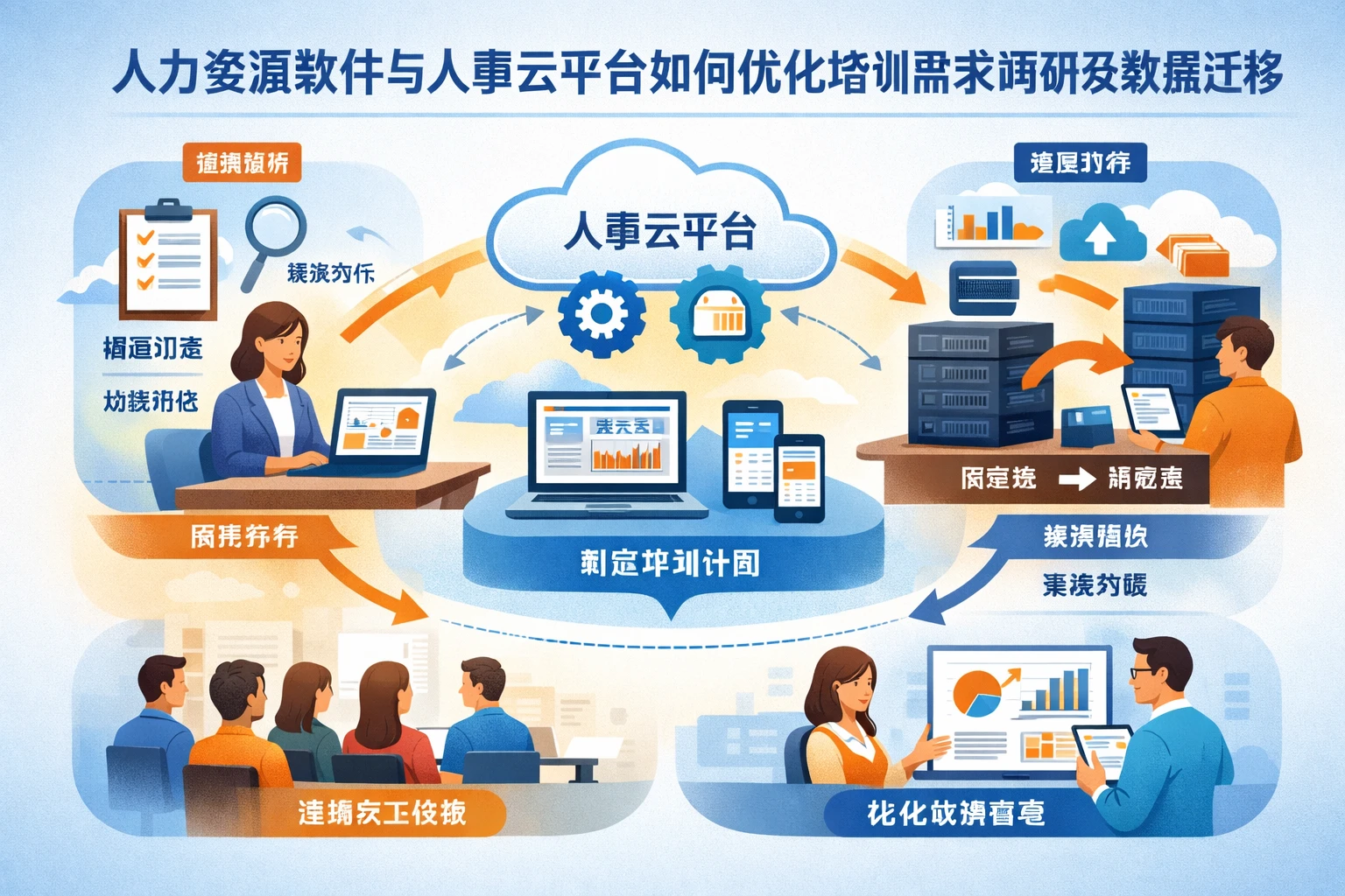 人力资源软件与人事云平台如何优化培训需求调研及数据迁移