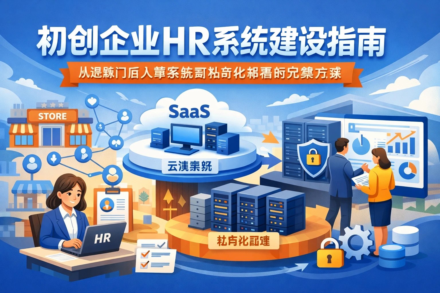 初创企业HR系统建设指南：从连锁门店人事系统到私有化部署的完整方案