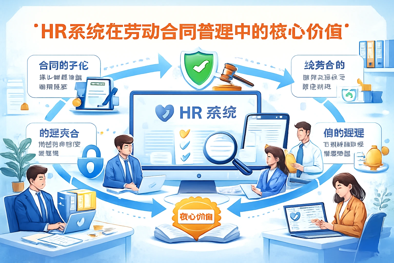 HR系统在劳动合同管理中的核心价值