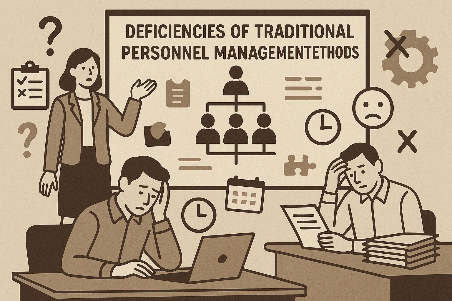 传统人事管理方式的缺陷与不足