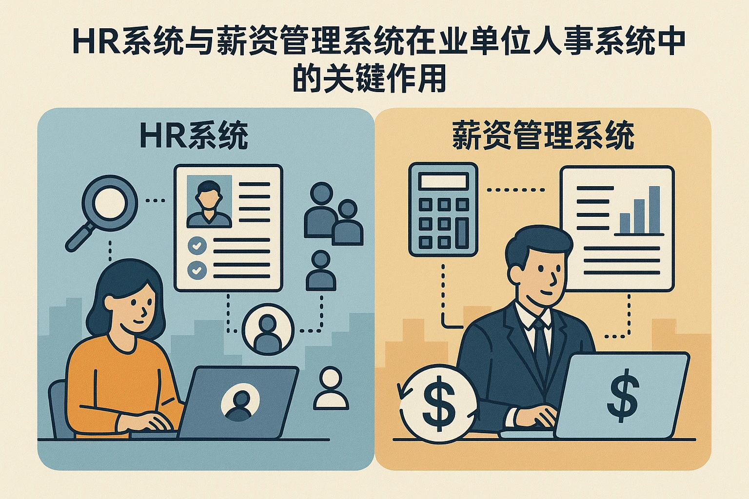 HR系统与薪资管理系统在事业单位人事系统中的关键作用