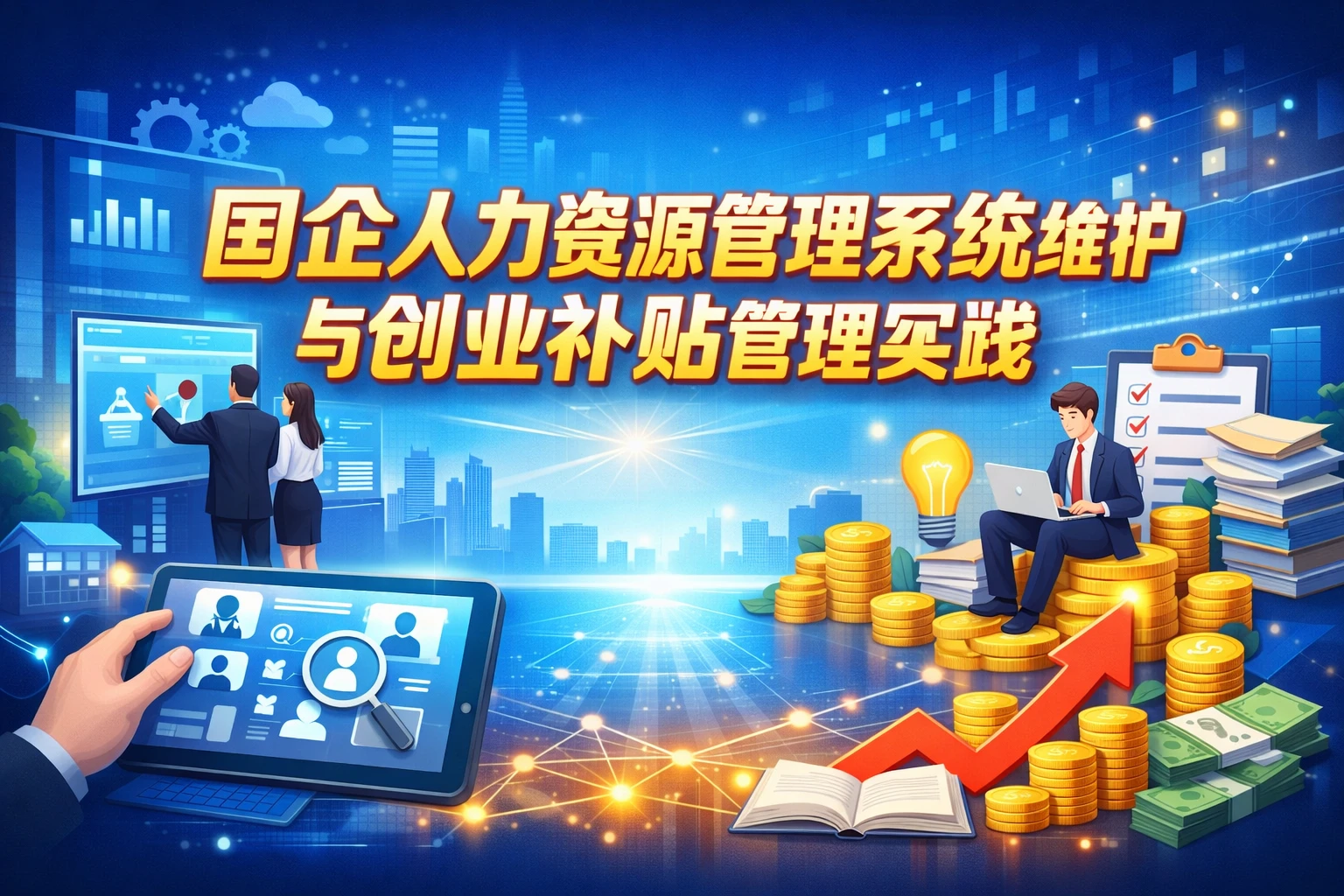 国企人力资源管理系统维护与创业补贴管理实践