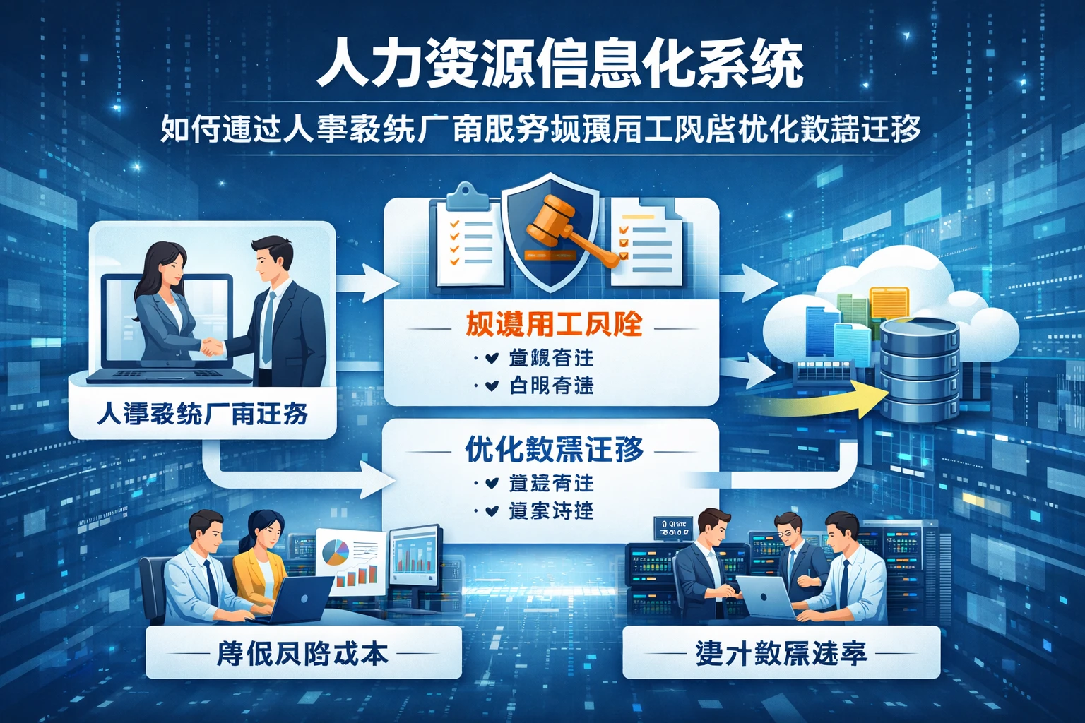 人力资源信息化系统如何通过人事系统厂商服务规避用工风险并优化数据迁移
