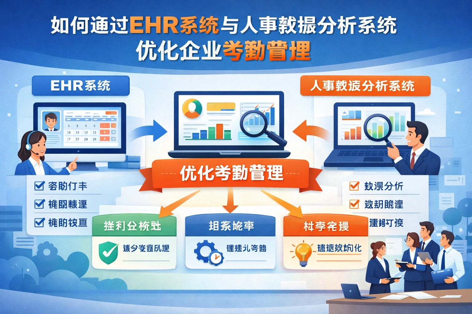 如何通过EHR系统与人事数据分析系统优化企业考勤管理