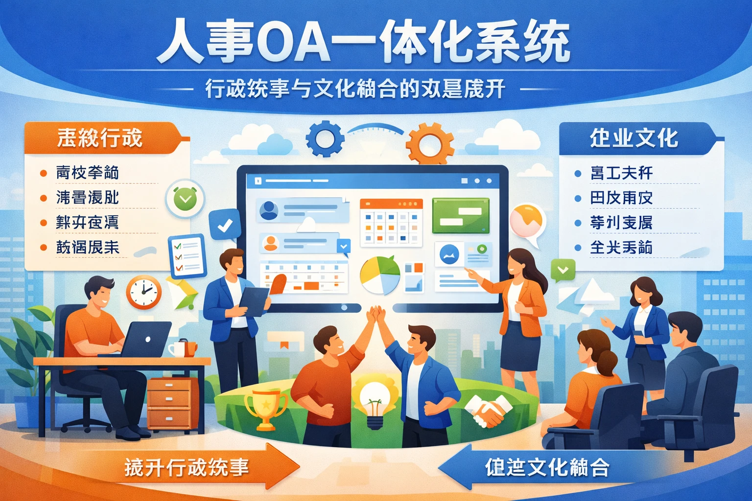 人事OA一体化系统：行政效率与文化融合的双重提升