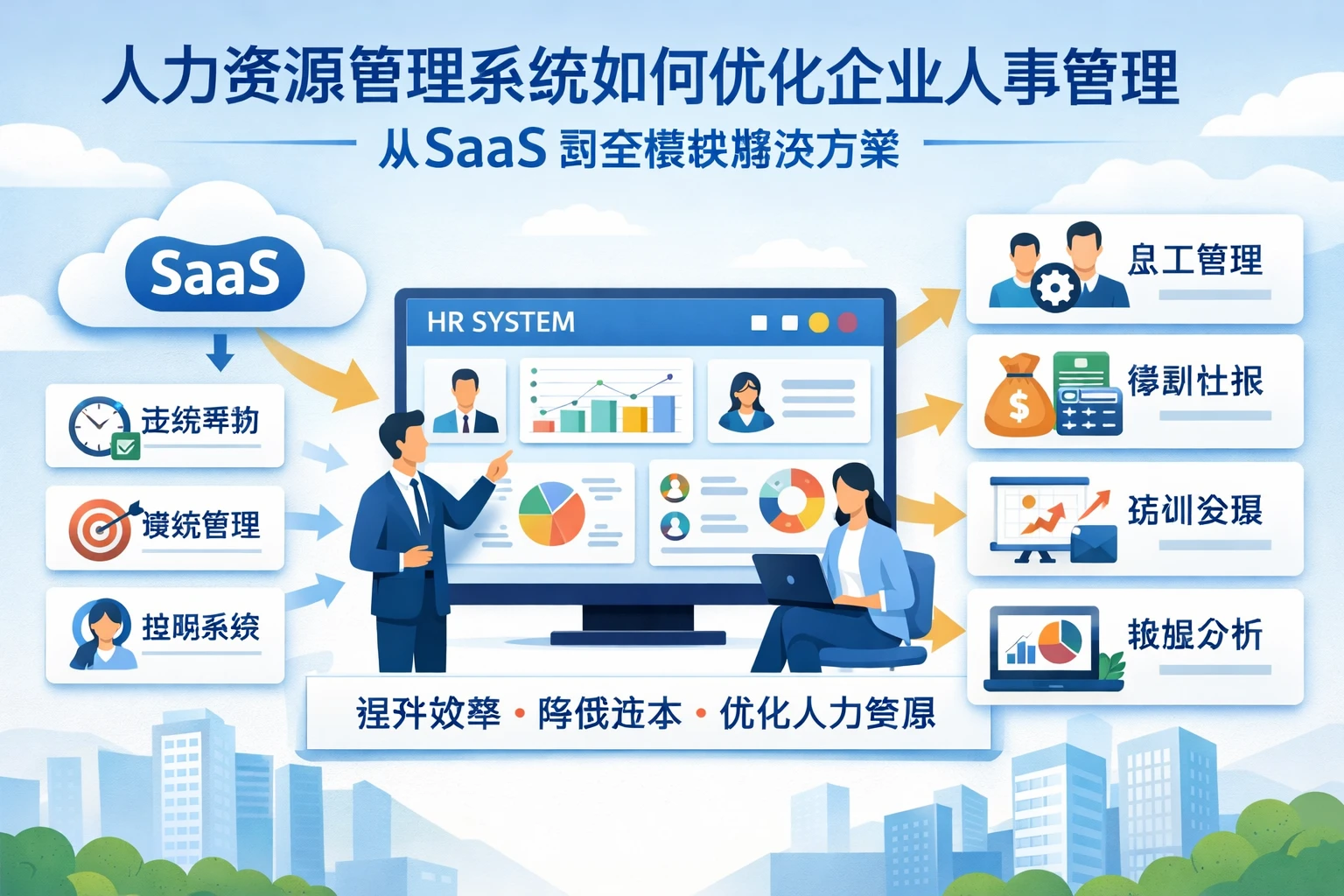 人力资源管理系统如何优化企业人事管理：从SaaS到全模块解决方案