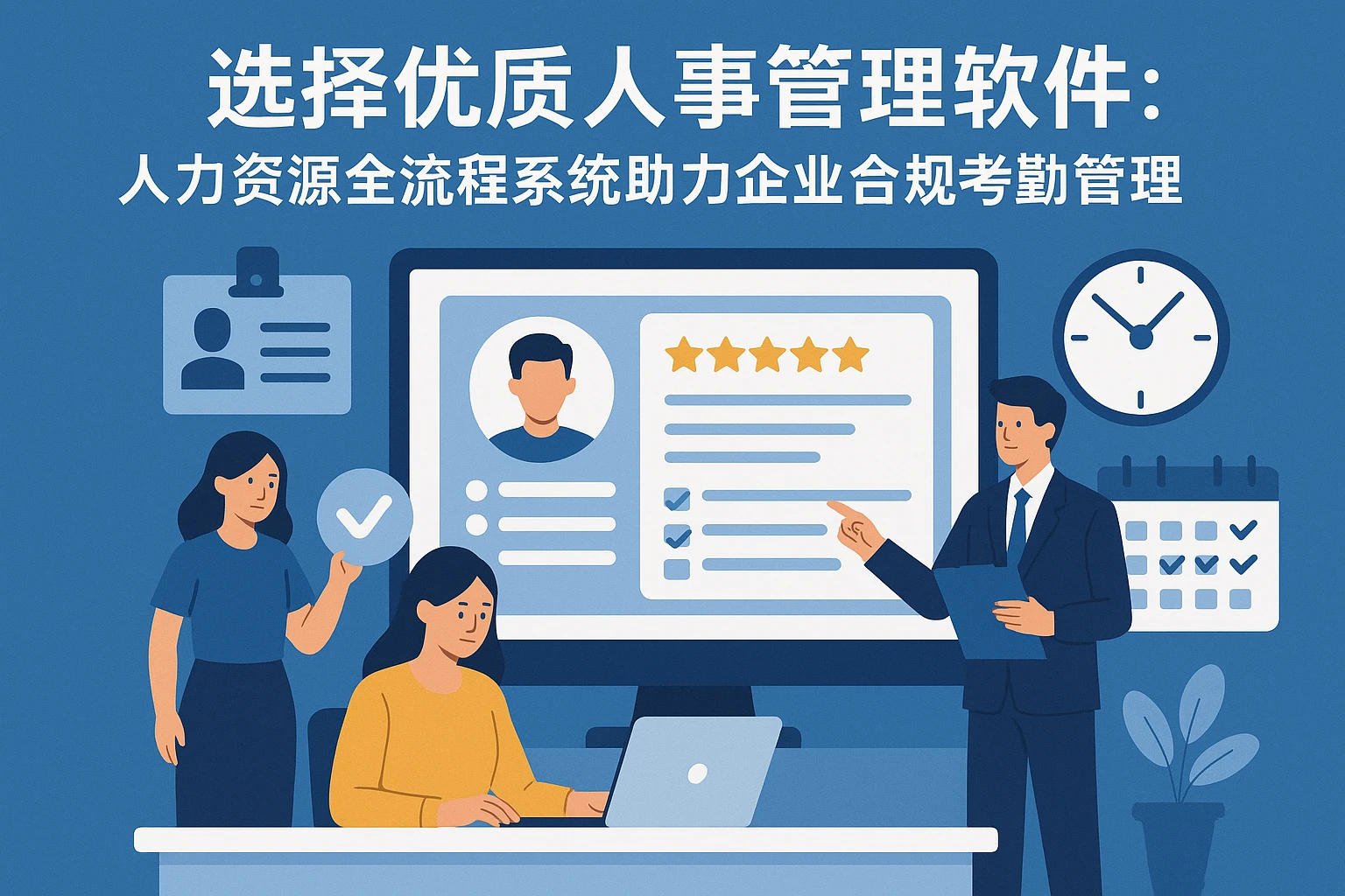 选择优质人事管理软件:人力资源全流程系统助力企业合规考勤管理