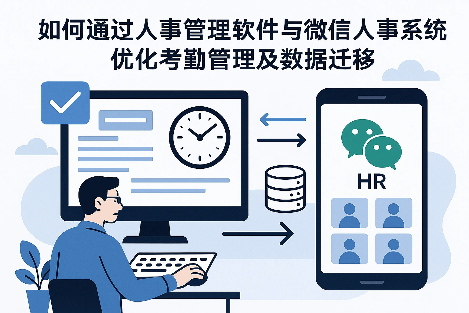 如何通过人事管理软件与微信人事系统优化考勤管理及数据迁移