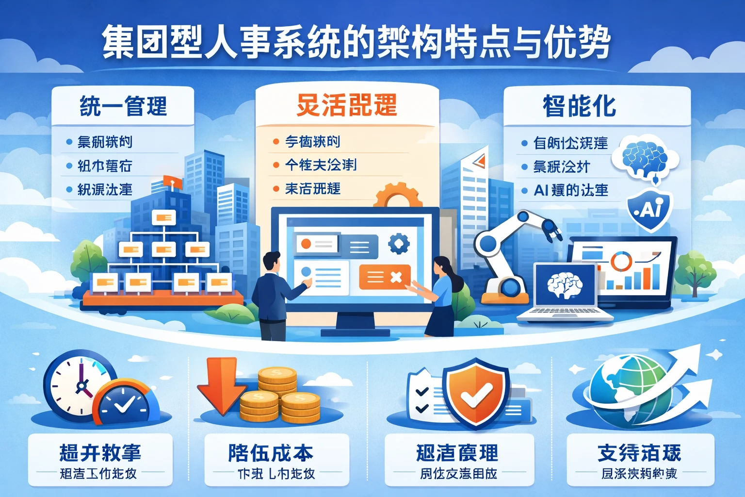 集团型人事系统的架构特点与优势