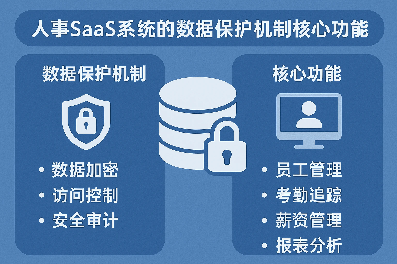 人事SaaS系统的数据保护机制与核心功能