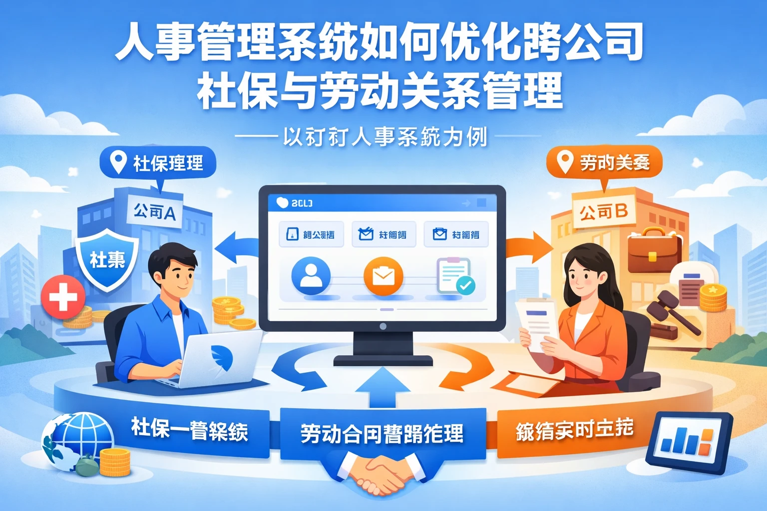 人事管理系统如何优化跨公司社保与劳动关系管理——以钉钉人事系统为例