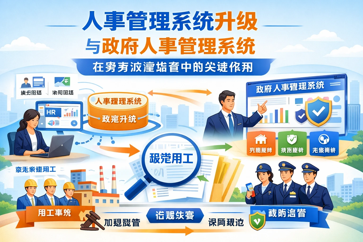 人事管理系统升级与政府人事管理系统在劳务派遣监管中的关键作用