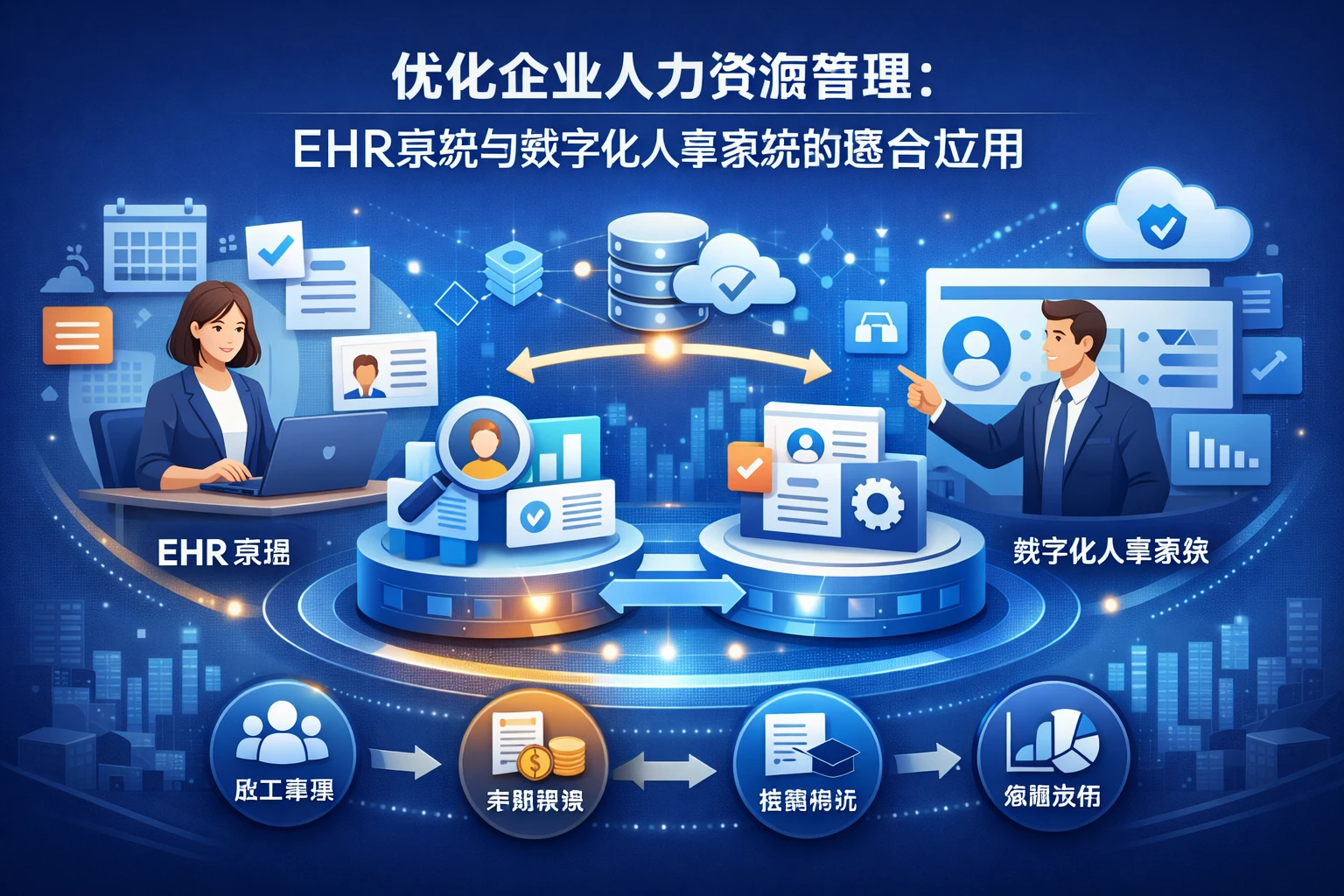 优化企业人力资源管理：EHR系统与数字化人事系统的整合应用