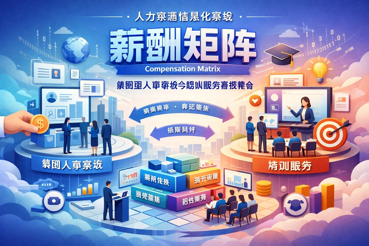 人力资源信息化系统中的薪酬矩阵：集团型人事系统与培训服务的深度整合