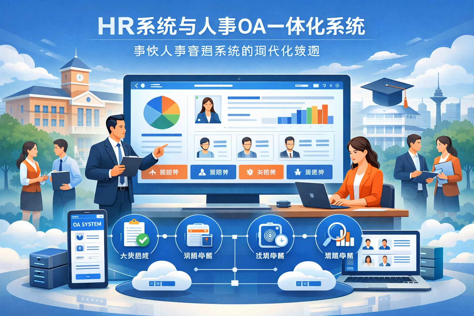 HR系统与人事OA一体化系统:学校人事管理系统的现代化转型