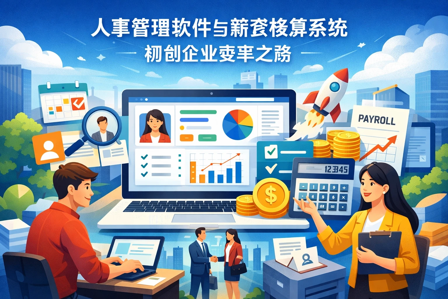 人事管理软件与薪资核算系统：初创企业变革之路