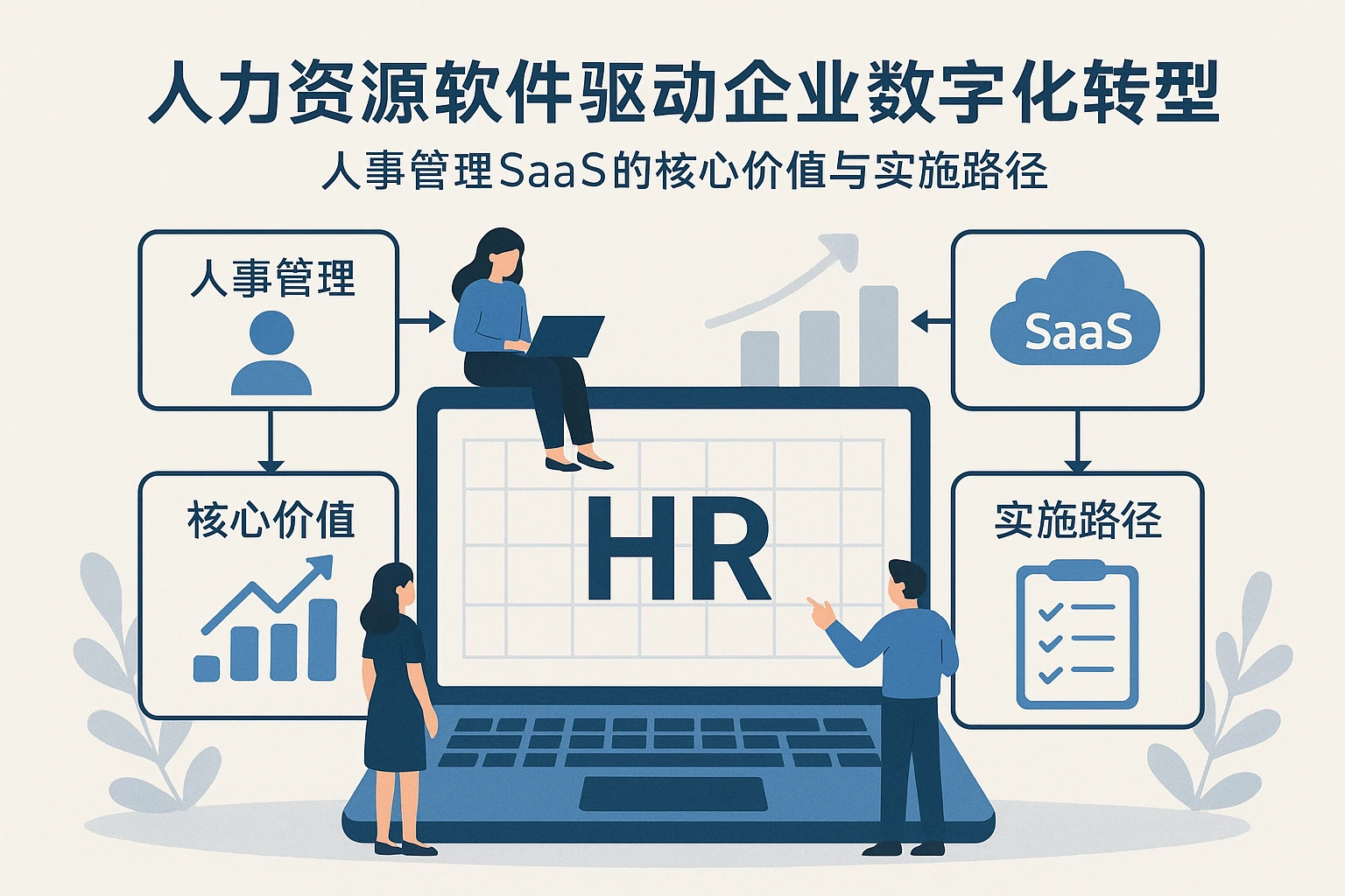 人力资源软件驱动企业数字化转型:人事管理SaaS的核心价值与实施路径