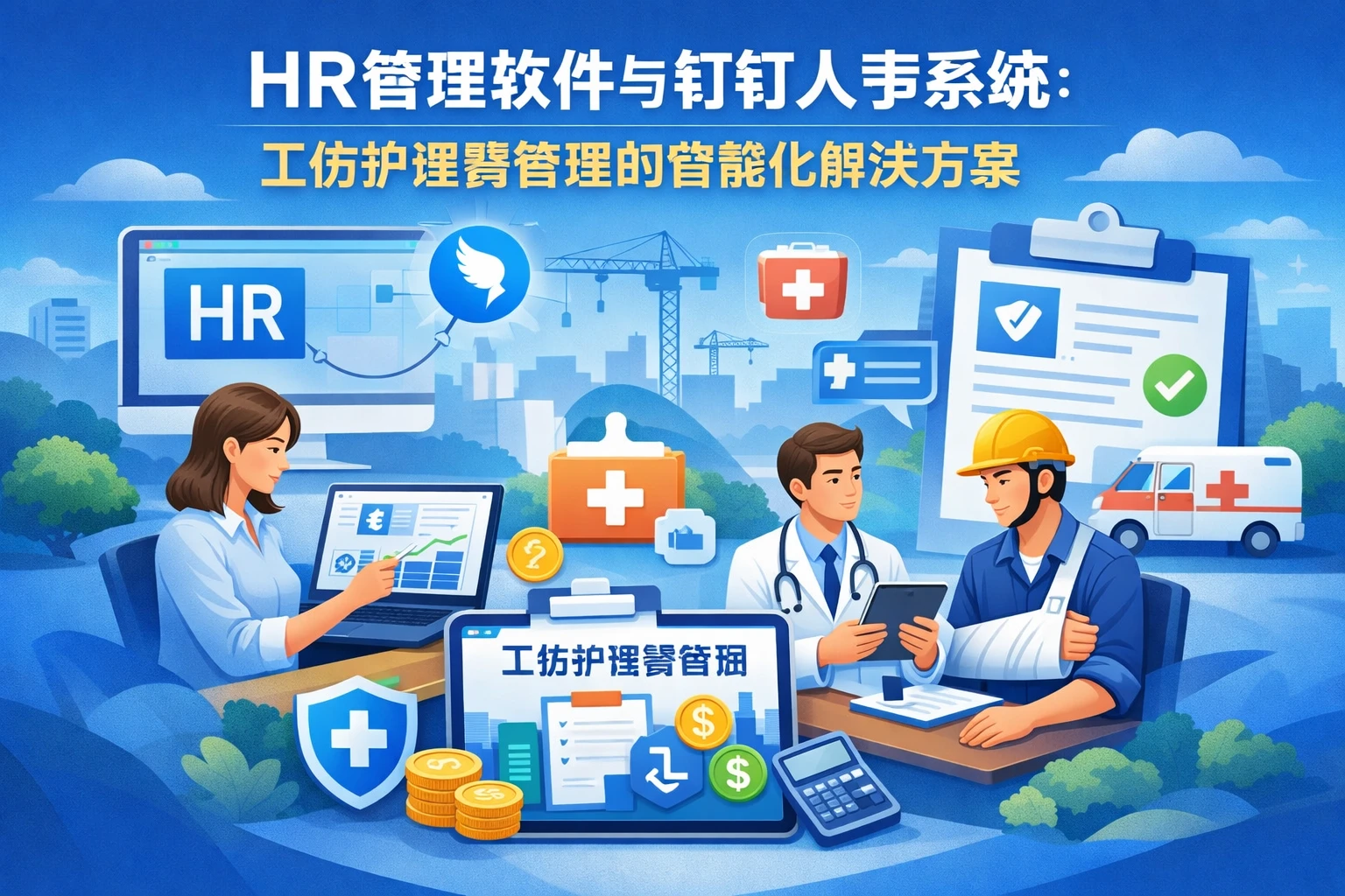 HR管理软件与钉钉人事系统：工伤护理费管理的智能化解决方案