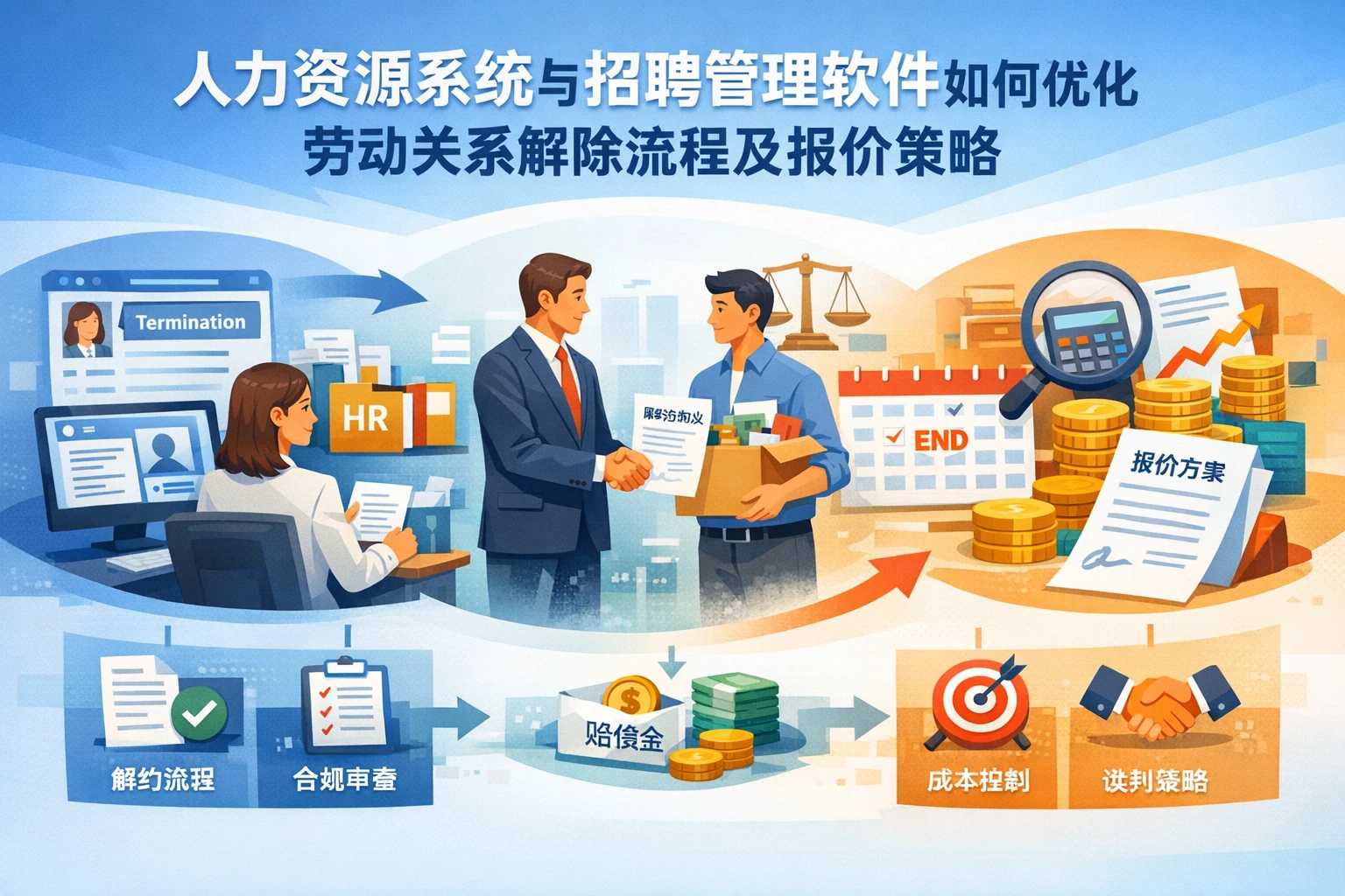 人力资源系统与招聘管理软件如何优化劳动关系解除流程及报价策略