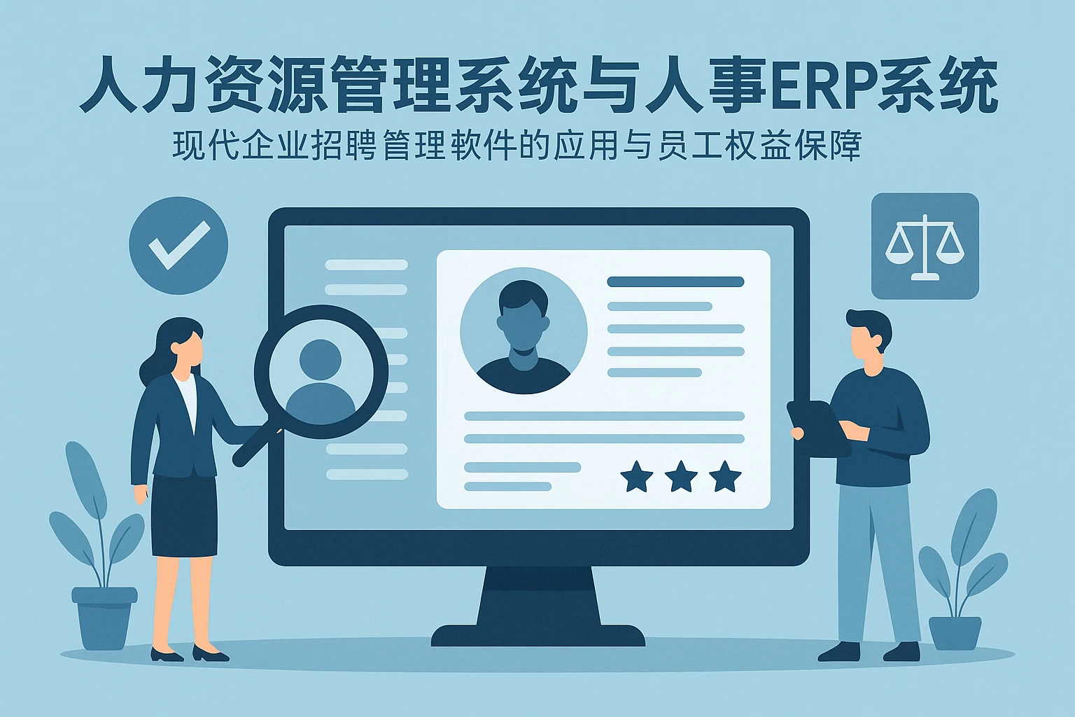 人力资源管理系统与人事ERP系统：现代企业招聘管理软件的应用与员工权益保障