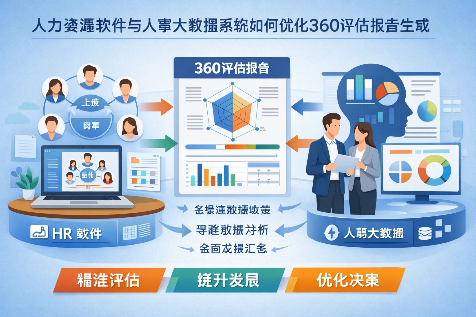 人力资源软件与人事大数据系统如何优化360评估报告生成
