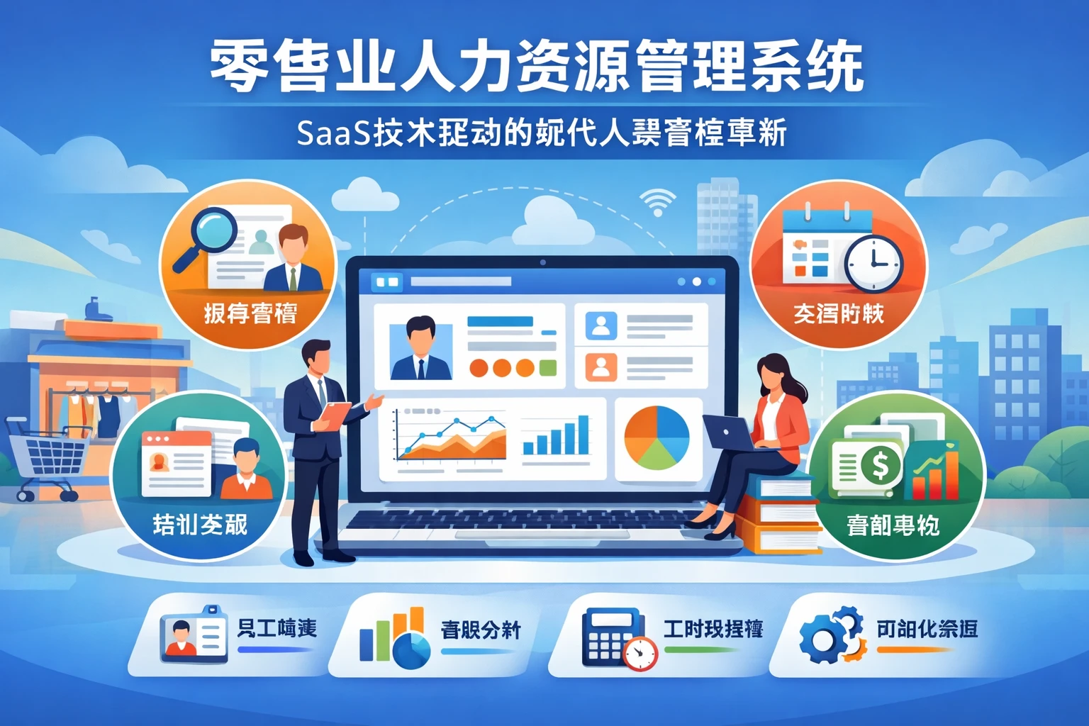 零售业人力资源管理系统:SaaS技术驱动的现代人事管理革新