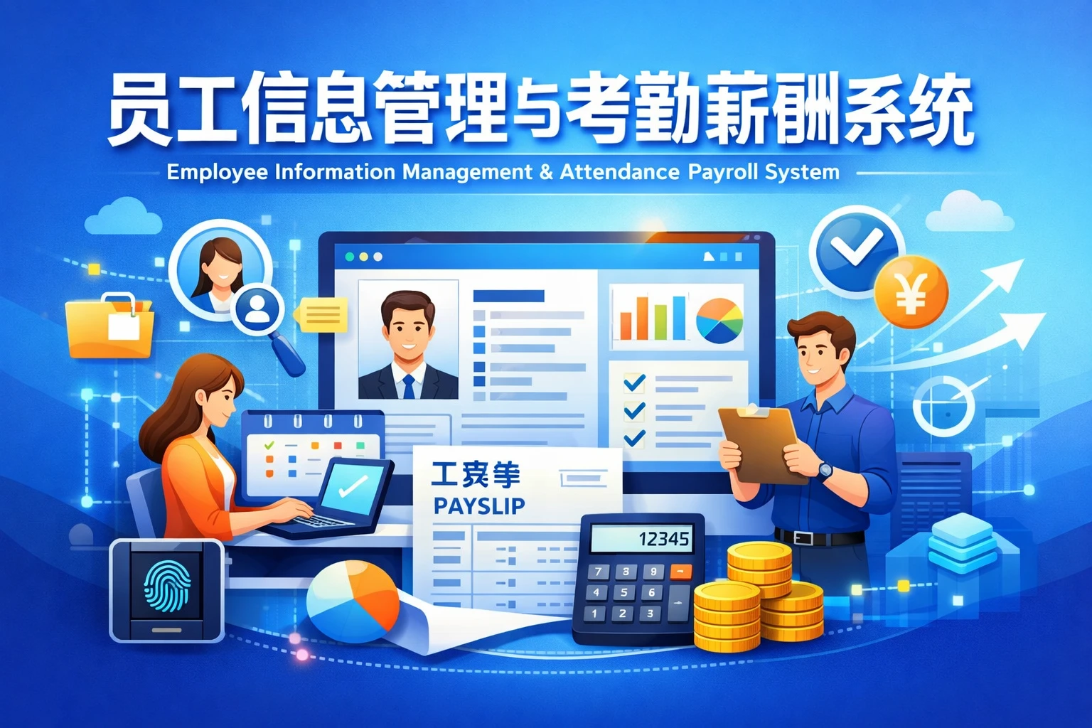 员工信息管理与考勤薪酬系统
