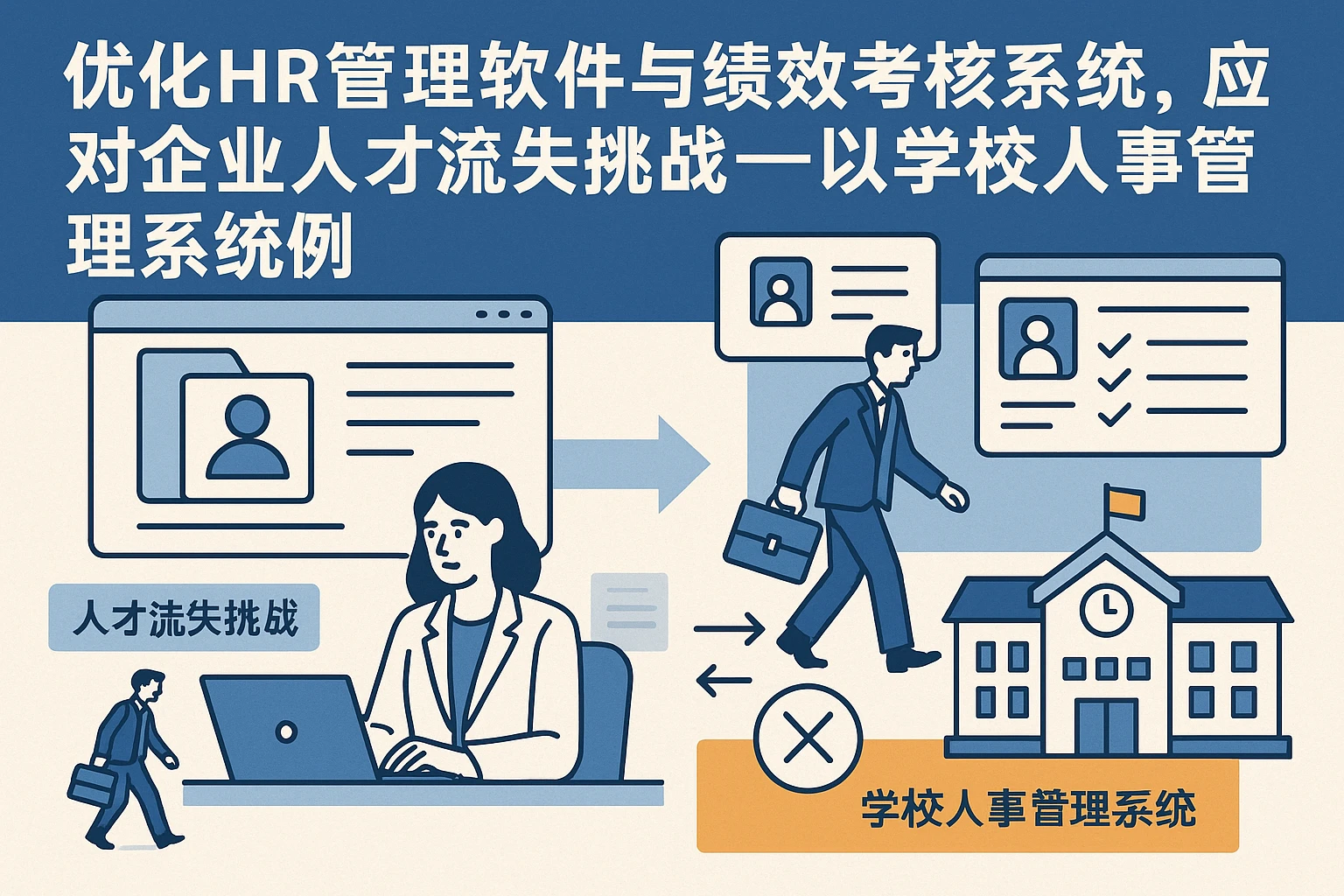 优化HR管理软件与绩效考核系统，应对企业人才流失挑战——以学校人事管理系统为例