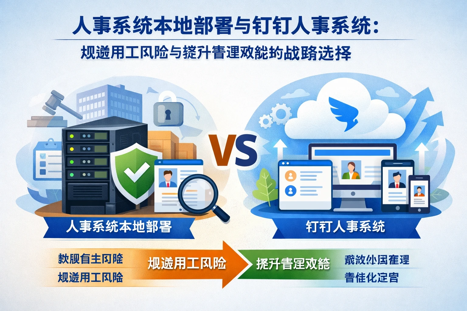 人事系统本地部署与钉钉人事系统：规避用工风险与提升管理效能的战略选择