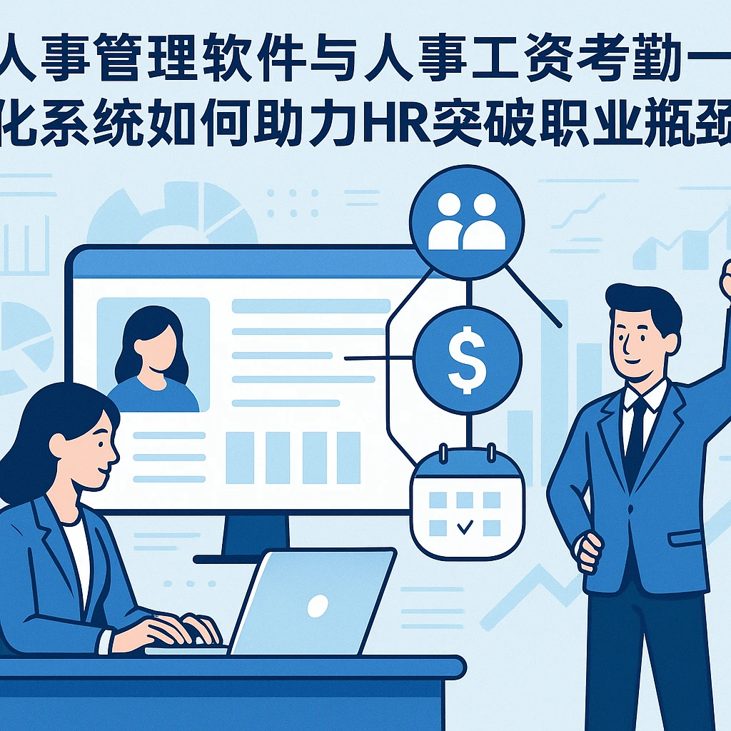 人事管理软件与人事工资考勤一体化系统如何助力HR突破职业瓶颈