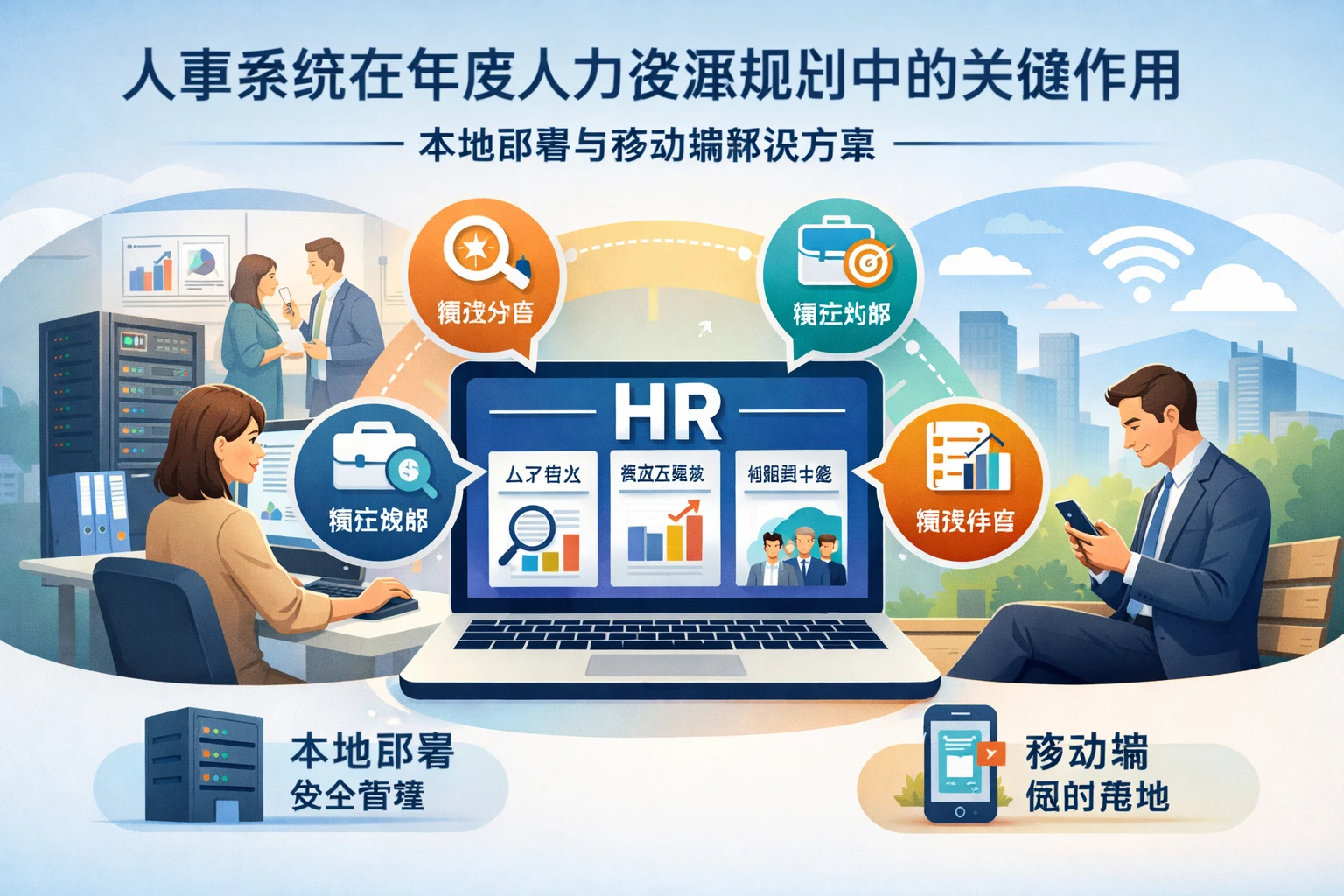 人事系统在年度人力资源规划中的关键作用：本地部署与移动端解决方案
