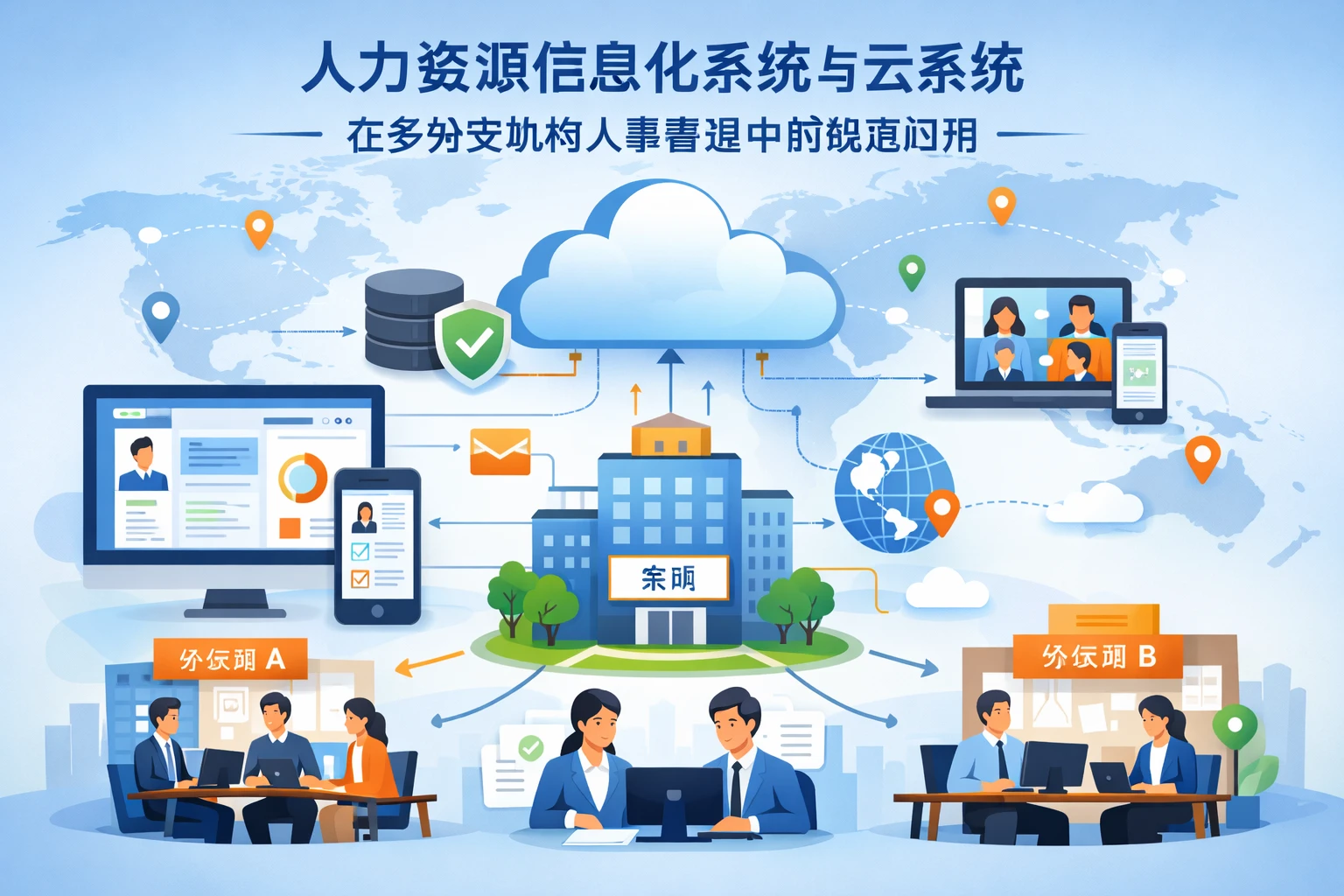 人力资源信息化系统与云系统在多分支机构人事管理中的规范应用