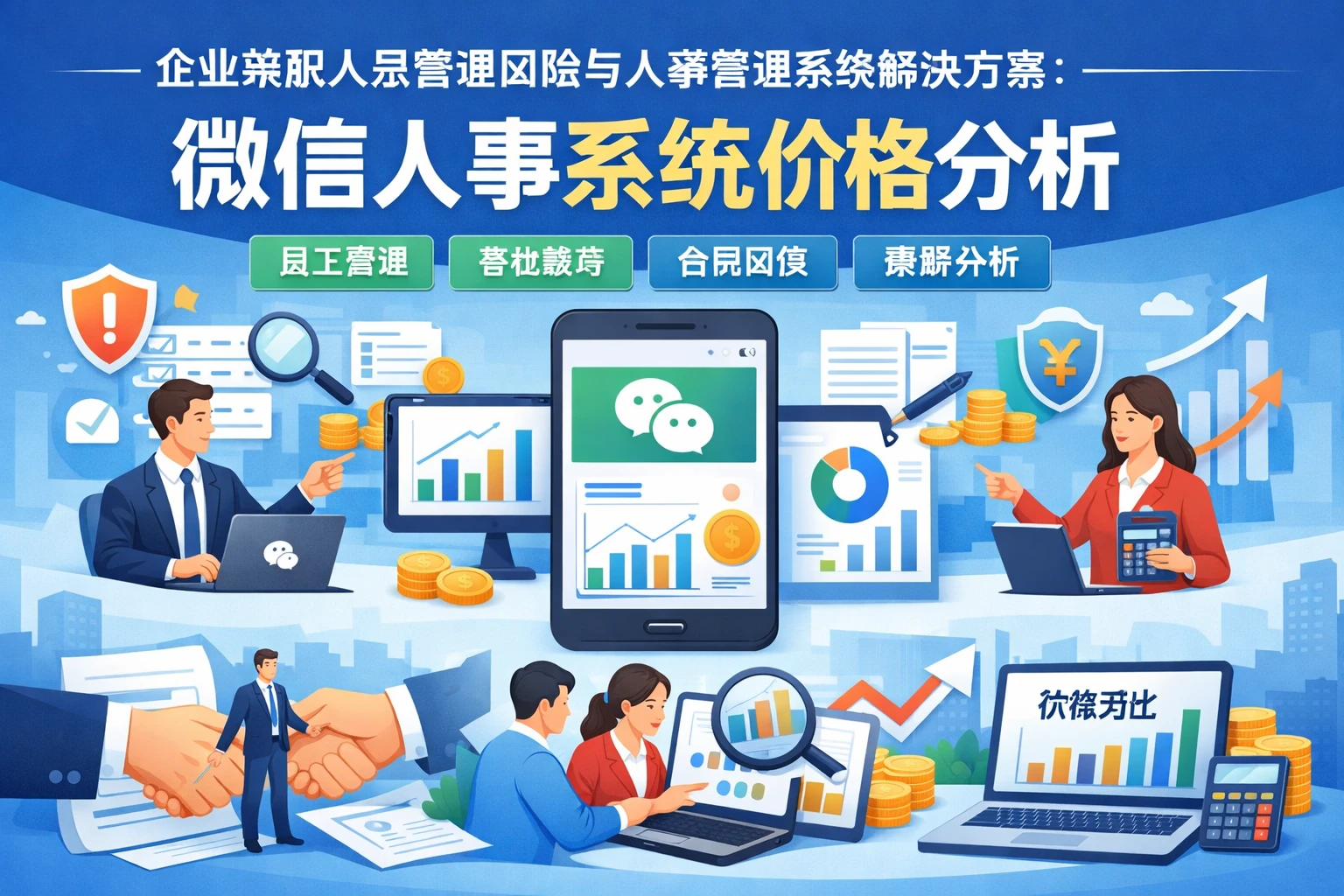 企业兼职人员管理风险与人事管理系统解决方案：微信人事系统价格分析
