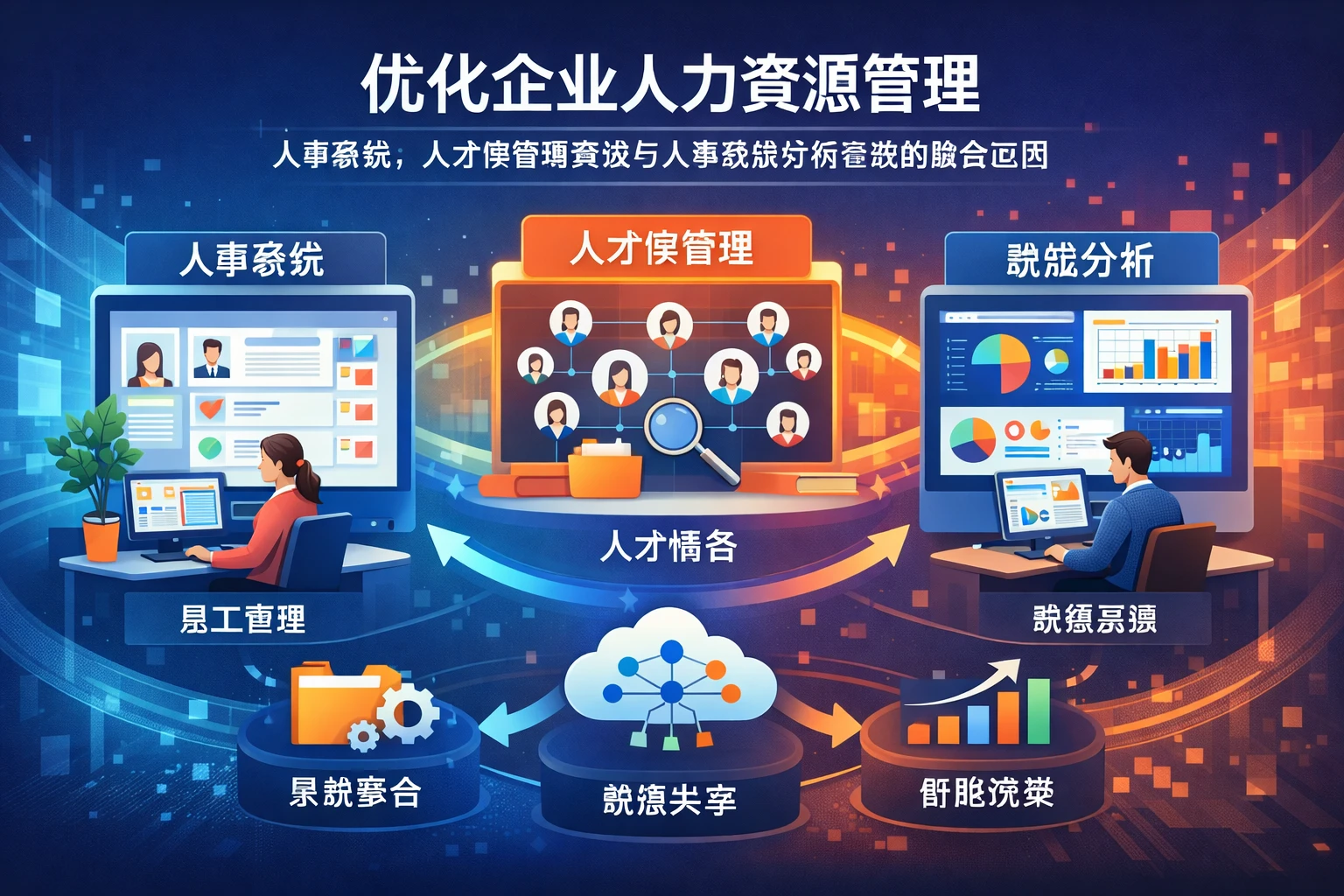 优化企业人力资源管理：人事系统、人才库管理系统与人事数据分析系统的整合应用