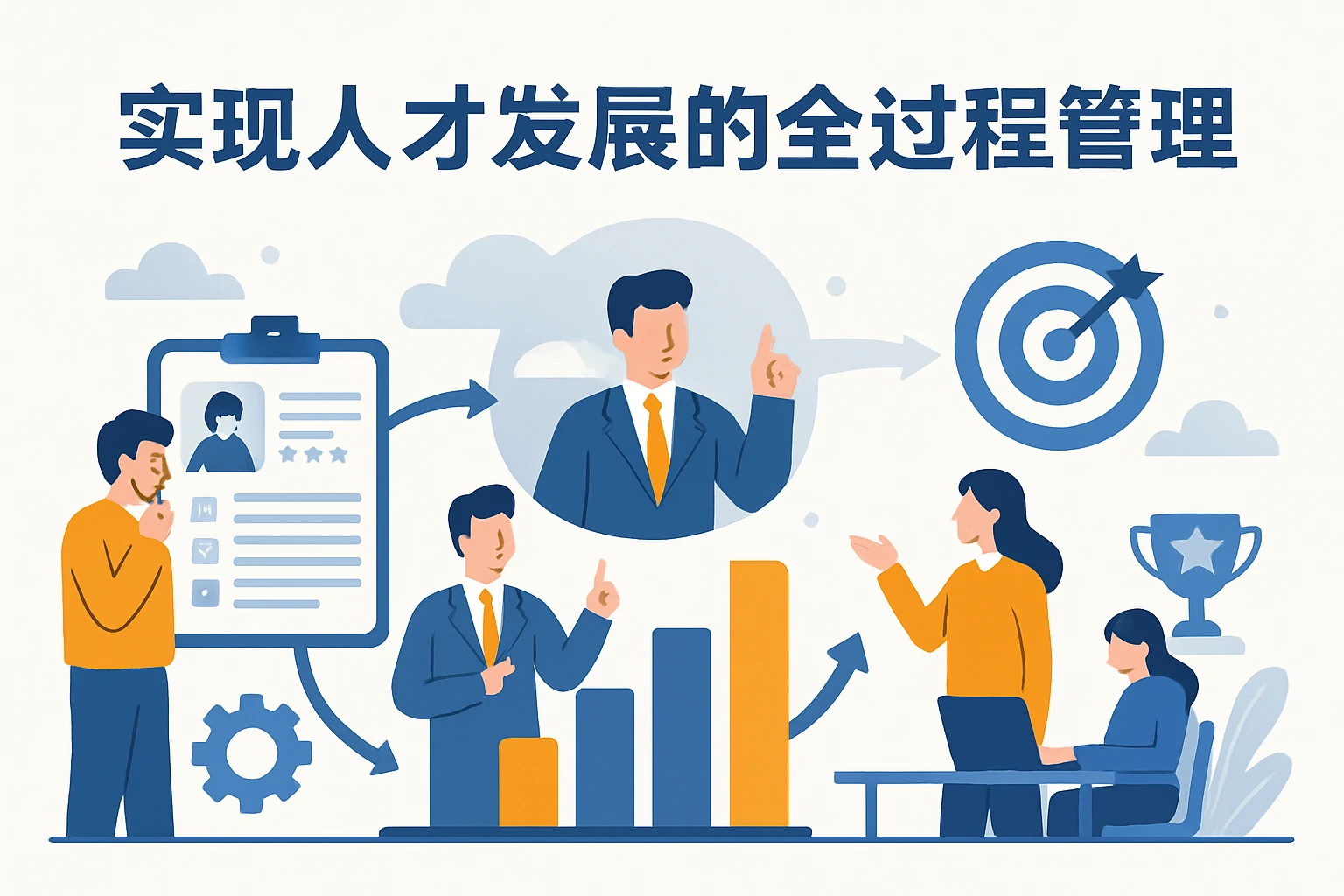 实现人才发展的全过程管理