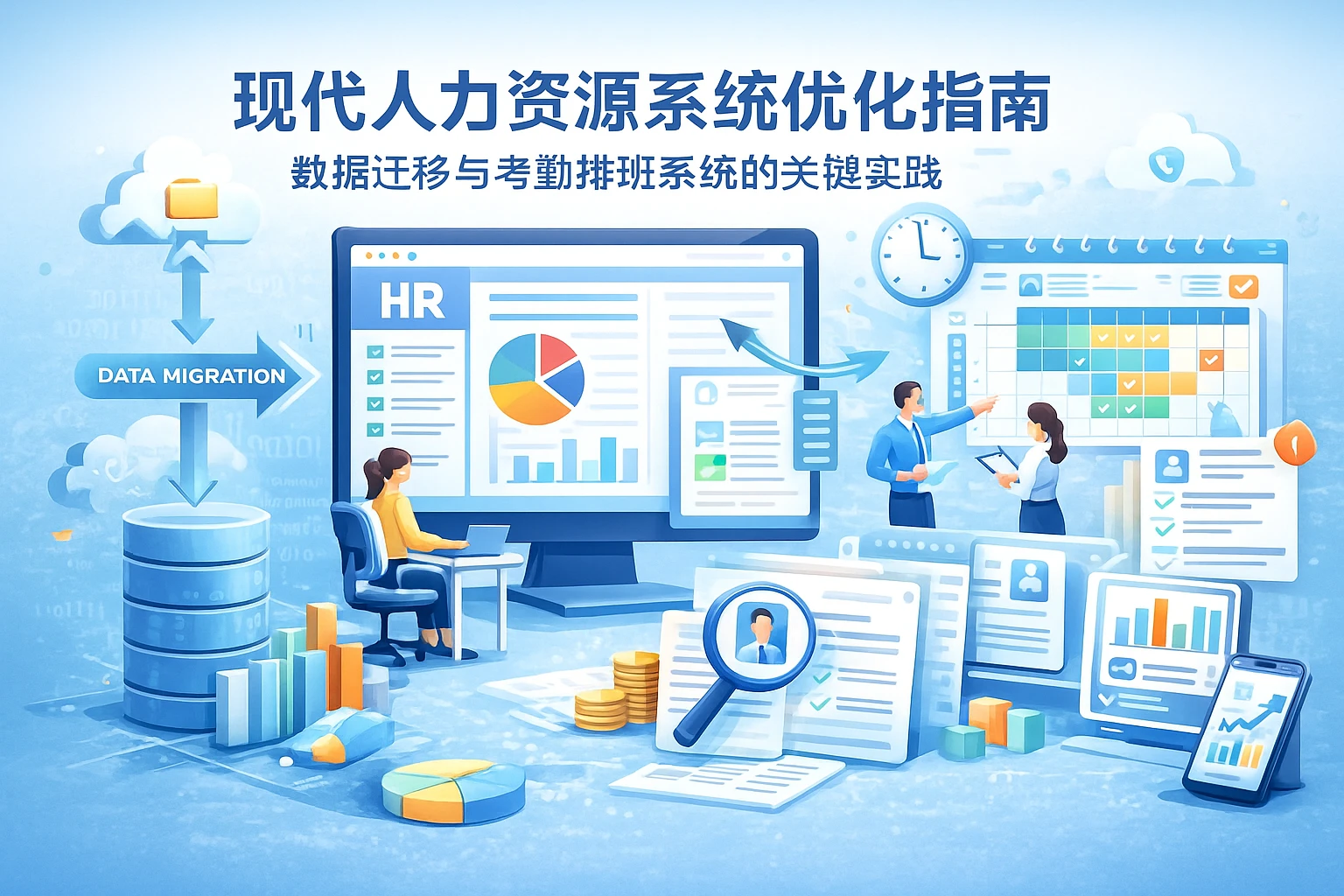 现代人力资源系统优化指南:数据迁移与考勤排班系统的关键实践